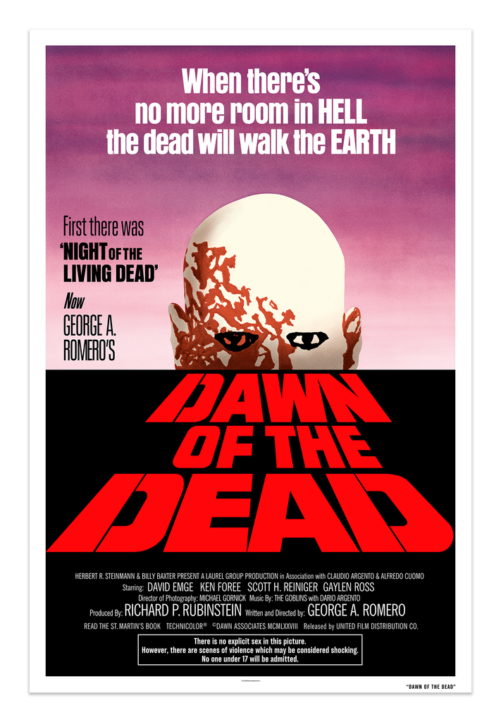 Dawn of the Dead - Screenprinted Theatrical Poster
