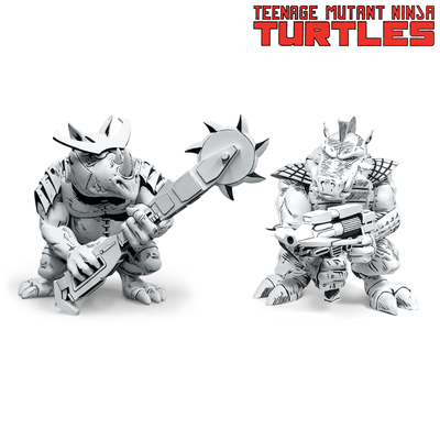 TMNT Firsts: Bebop & Rocksteady (B&W Edition)