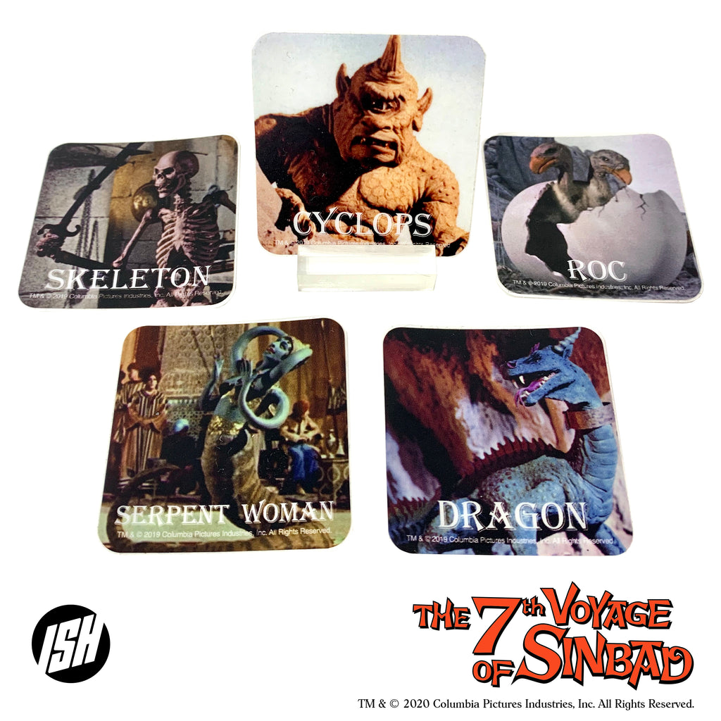 THE 7TH VOYAGE OF SINBAD: Sticker Pack, Other, Sony, Justin Ishmael - Justin Ishmael